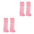 thumbnail image 4 of Shengyu 2pack/lot 90s leg warmer Warmth All Keep Fashinable 2pieces Colorful And For All Trendy Occasions Texture Match Pink 1 2Set, 4 of 6