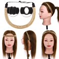 thumbnail image 4 of CNKOO Elastic Synthetic Chunky Hair Braid Headbands Classic Plaited Braided Hairpiece, 4 of 6