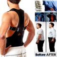 thumbnail image 1 of Unisex Back Posture Corrector Magnetic Adjustable Posture Brace Back Support Belt XL, 1 of 5