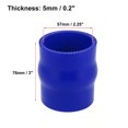 thumbnail image 3 of Unique Bargains 51mm 2' ID Straight Silicone Reducer Hose Coupler Intercooler Tube Red for Car Intercooler Intake Piping, 3 of 6