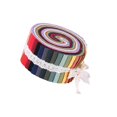 thumbnail image 1 of Bandes de Tissu en Coton Roulées Jelly Rouleaux Roulés Matelassage Tissu d'Artisanat Option1 D 36 Pcs, 1 of 9