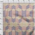 thumbnail image 3 of oneOone Silk Tabby Purple Fabric Geometrical Fabric For Sewing Printed Craft Fabric By The Yard 42 Inch Wide, 3 of 4