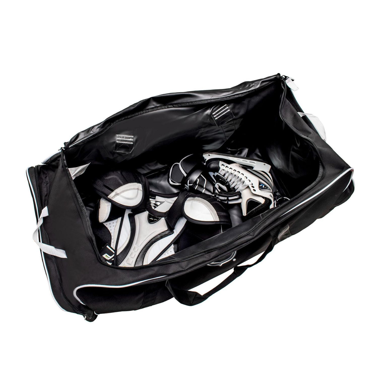 NHL 30" Hockey Bag, Large Sports Equipment Duffel 88L, Black