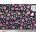thumbnail image 2 of Soimoi Polyester Crepe Fabric Flower Artistic Printed Fabric 1 Yard 42 Inch Wide, 2 of 3