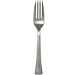Lillian Tablesettings 48-Count Premium Plastic Fork, Silver