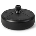 thumbnail image 1 of Gymax Base de Parasol de Patio Ronde 40 Lb 14,5 Pouces Sable d'Eau Remplissable Support de Parasol, 1 of 10