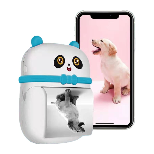 Chmadoxn Mini Pocket Sticker Printe-r,Bluetooth Pocket Thermal Printe-r,Portable Smart Photo Printe-r, IOS & Android,Mobile Sticker Printe-r Student printer