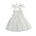 thumbnail image 1 of goowrom Robe Camisole pour Bébé avec Surpiqûres en Maille Vêtements de Princesse Doux, 1 of 9