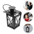 thumbnail image 2 of MasteelfCA 2pcs Iron Candle Holder Wind Lamp Creative Romantic Wedding Retro Lantern, 2 of 7