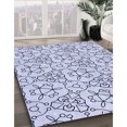 thumbnail image 3 of Ahgly Tapis d'Intérieur Lavable en Machine Carré Lavande Bleu, 4 Pieds Carré, 3 of 7