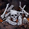 thumbnail image 1 of OUNONA Skeleton Bones Decoration Spooky Theme Plastic For Porch Or Pack 40X2.75In, 1 of 6