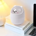 thumbnail image 1 of weibbin Mini Trash Can, Cute Small Trash Can with Lid, Desktop Paper Bin, Portable Tabletop Dustbin, Cartoon Animal Rubbish Storage for Office Bedroom Desk Car Kitchen, 1 of 6