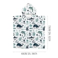 thumbnail image 1 of Kids Beach Hooded Beach Changing Towel Swimming Wearable, 1 of 3