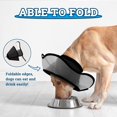 thumbnail image 4 of Dog Elizabethan Collar, Clear Visibility Prevent Licking Biting Pet Cone Collar  For Post Surgery Green,Black, 4 of 8