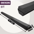thumbnail image 3 of PRISP Folding Gymnastics Beam for Home Practice; Foam Balance Beam for Kids and Adults, 8FT, Black, 3 of 6