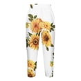 thumbnail image 4 of Yuyuzo Womens Plus Size Capris High Waisted Straight Leg Solid Color Bottom Capri Pants for Women 3/4 Slacks, 4 of 5