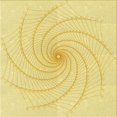 thumbnail image 1 of Ahgly Company Tapis d'Intérieur Lavable en Machine Carré Transitionnel Jaune Soleil, 7 Pieds Carré, 1 of 7