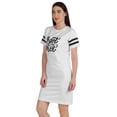 thumbnail image 4 of Inkmeso T-Shirt Instruit Motivé Vacciné Drôle Pro-Vaccin Robe à Encolure Bateau, 4 of 8