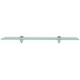 thumbnail image 2 of vidaXL Floating Shelves 2 pcs Glass 60x10 cm 8 mm, 2 of 4
