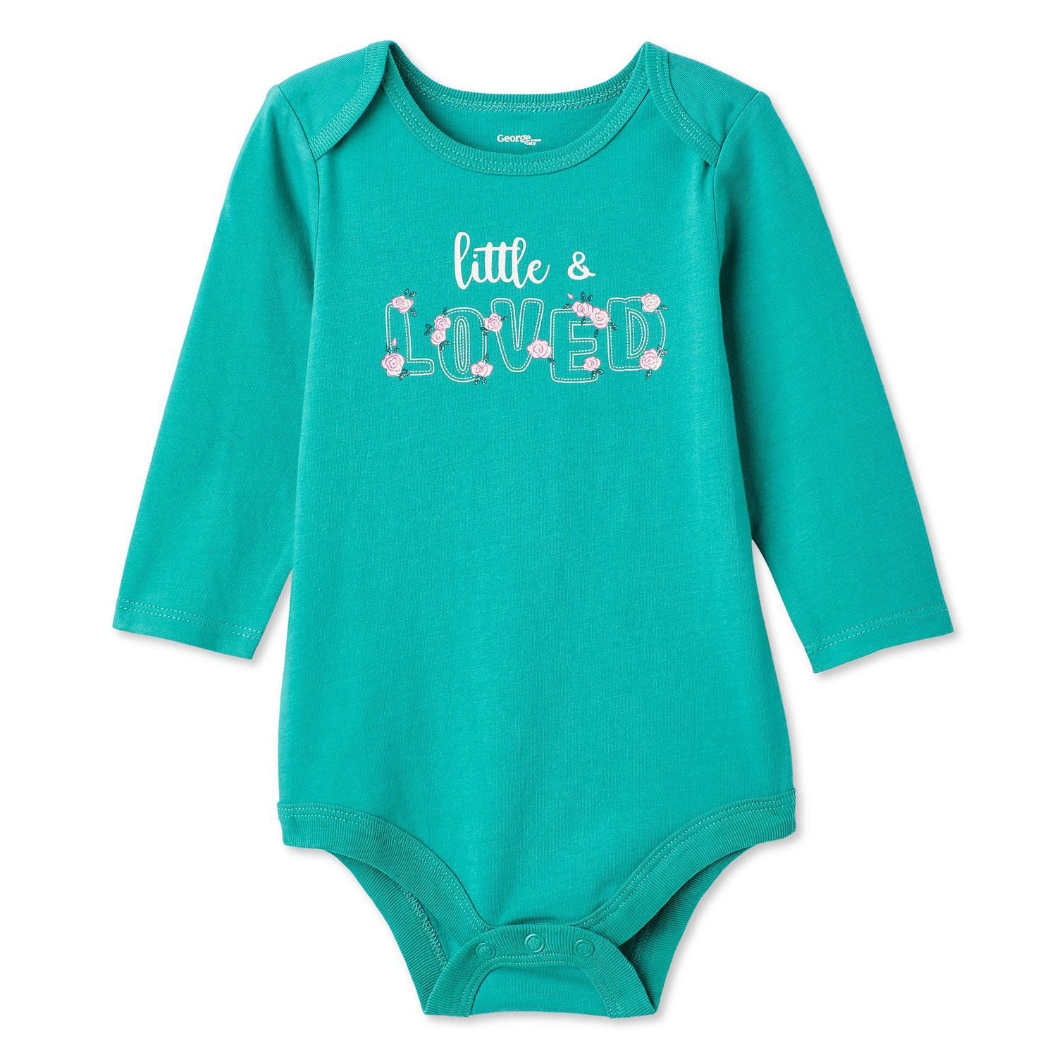 George Baby Girls' Long-Sleeve Bodysuit