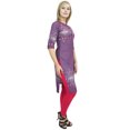 thumbnail image 4 of Bimba Tunique Violette pour Femme à Manches 3/4 kurti Kurta Imprimée Robe Ethnique-30, 4 of 5