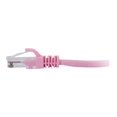 thumbnail image 3 of C2G 25 Pi Cat6a Sans Accroc Non Blindé (UTP) Patch Réseau Câble Ethernet - Rose - Patch Câble - RJ-45 (m) vers RJ-45 (m) - 25 Pi - UTP - CAT 6a - Moulé, Sans Accroc, Échoué - Rose, 3 of 3