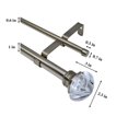 thumbnail image 2 of Versailles' Adjustable Regal Finial Double Rod Set 32in - 86in, 2 of 3