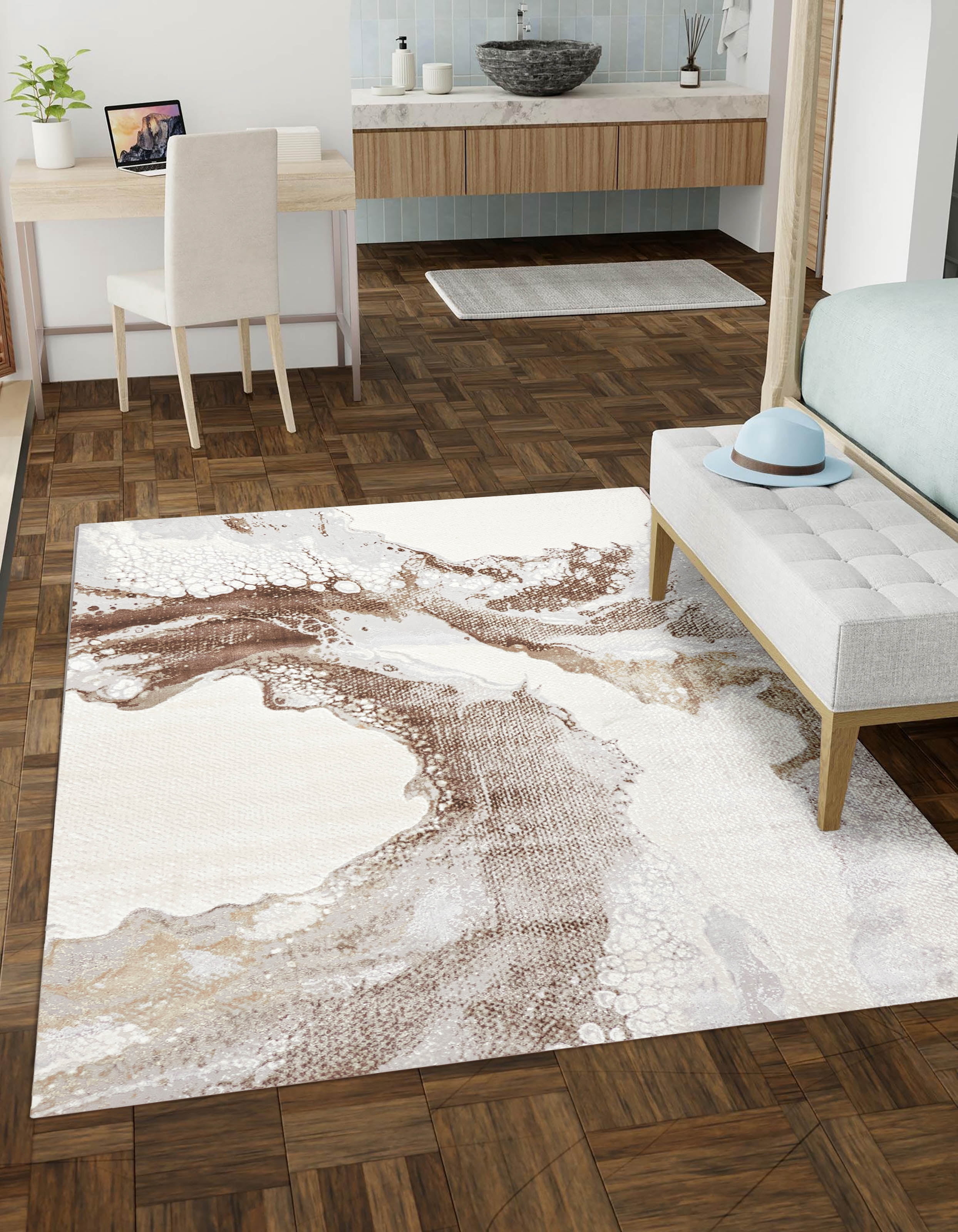 ECARPET Nova Contemporary/Modern Area Rug for Living Room, Bedroom, Dining Entrance