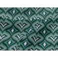 thumbnail image 4 of oneOone Viscose Jersey Fabric Ogee Flame Stitch Print Sewing Fabric BTY 60 Inch Wide, 4 of 5