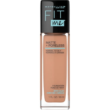 Maybelline New York Fit Me Matte + Poreless Foundation Makeup, Ultra-Lightweight Formula Controls Shine, for Normal to Oily Skin, 312 golden ,30 ml