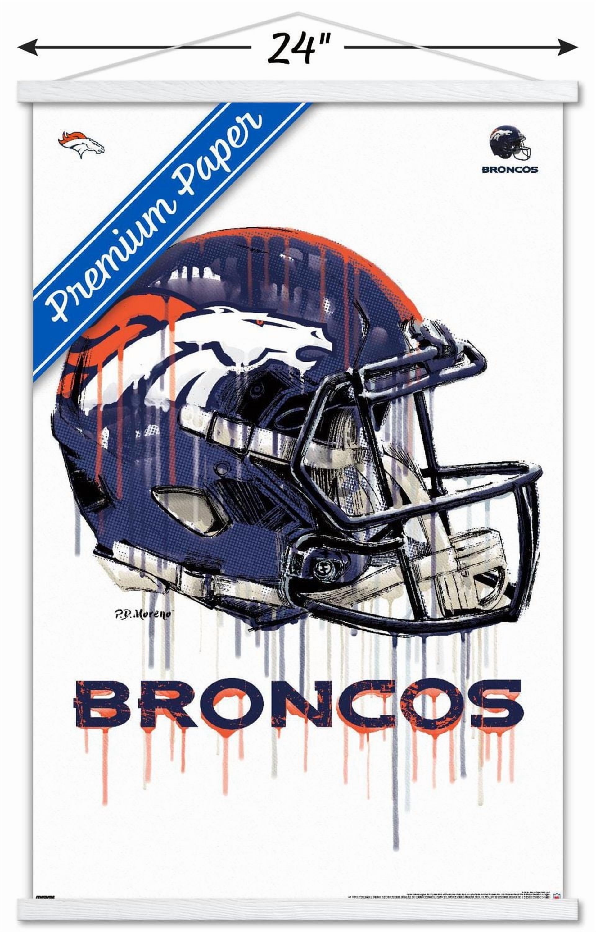 NFL Denver Broncos - Casque anti-goutte 20