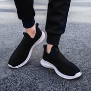 TIMIFIS Mens Slip on Running Shoes Light Breathable Casual Walking Work Shoes Tennis Sneakers Mesh Gym Travel Sports Shoes - Summer