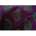 thumbnail image 4 of oneOone Cotton Silk Fabric Paisley Block Printed Fabric 1 Yard 42 Inch Wide, 4 of 4