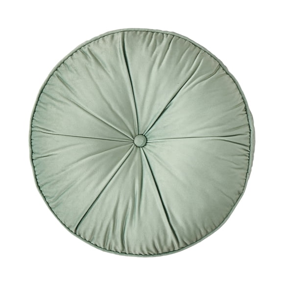 Mainstays 16" Round Decorative Cushion, Green, All Ages.