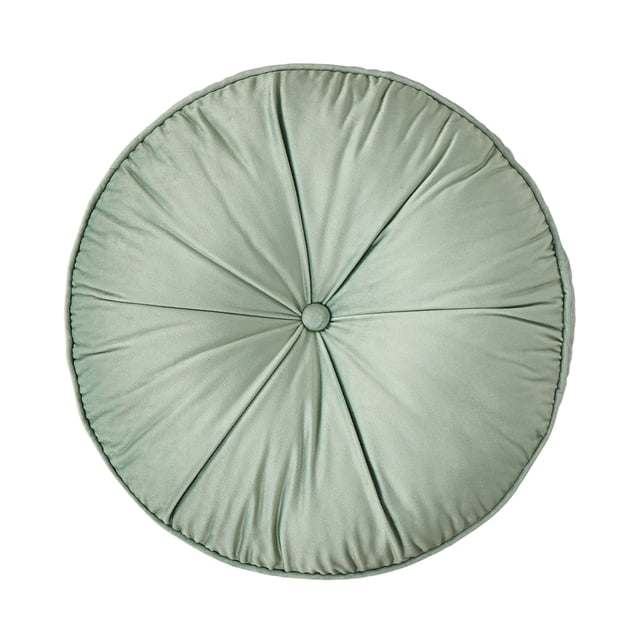 Mainstays 16" Round Decorative Cushion, Green, All Ages.