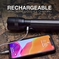 thumbnail image 4 of Energizer TAC R 1000 Lampe de Poche Tactique LED, Lampe de Poche Rechargeable Lumineuse pour Urgences et Camping, Résistante à l'Eau, USB Inclus, Lot de 1, Noir, 4 of 7