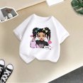 thumbnail image 5 of MEZZALL T-Shirts Graphiques Mignons pour Filles, Col Rond, Manches Courtes, T-Shirt d'Été Décontracté, Joli Bébé, Tout-Petit, Usage Quotidien, 5 of 5