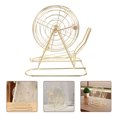 thumbnail image 2 of Shisuyan Bingo Game Balls Cage Tabletop Bingo Game Balls Holder Funny Bingo Game Wire Cage Practical Game Ball Holder Small Cage for Bingo Ball Portable Bingo Balls Cage, 2 of 8