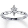 thumbnail image 1 of 1/4ct Solitaire Marquise Diamond Engagement Ring Solid 14K White Gold, 1 of 3