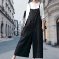 thumbnail image 4 of Combinaisons Amples en Coton Décontractées pour Femmes Combinaisons une Pièce Simples Oversize, 4 of 9