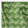 thumbnail image 4 of Soimoi Green polyester Crepe Fabric Tropical Leaves Decor Fabric Printed Yard 42 Inch Wide, 4 of 5
