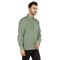 thumbnail image 3 of Bestman Solid Button Down Shirt For Men Long Sleeve With Patch Pocket Formal Business Wear, 3 of 7