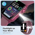 thumbnail image 4 of Smart Watch Fits for Android and iPhone Samsung,1.91'' Smartwatch for Men Women,100+ Sports Modes Fitness Tracker with Answer Make Calls/Message Reminder, IP68 Waterproof,Purple, 4 of 7