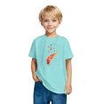 thumbnail image 3 of RXIRUCGD 2025 Vêtements d'Été pour Enfants T-shirt Imprimé Mode Mignon Col Rond Manches Courtes, 3 of 5