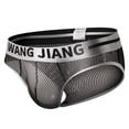 thumbnail image 1 of Fridja Men's Charming Solid Color Low Waist Briefs Underpants for Sports Performance, 1 of 4