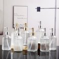thumbnail image 4 of Clear Glass Soap Dispenser with Durable Pump  Refillable Liquid Hand Soap Dispenser for Bathroom   BottlesKitchen Soap Dispenser, 4 of 16