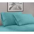 thumbnail image 2 of Bassano 1800 Series Embossed Deep Pocket Sheet Set - Super Soft & Wrinkle Free - Luxurious Bed Sheets Set (California King, Aqua), 2 of 3