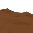 thumbnail image 4 of RXIRUCGD Men's Solid Color Winter Loose Long Sleeved T-shirt, Brown, Size: M, 4 of 8