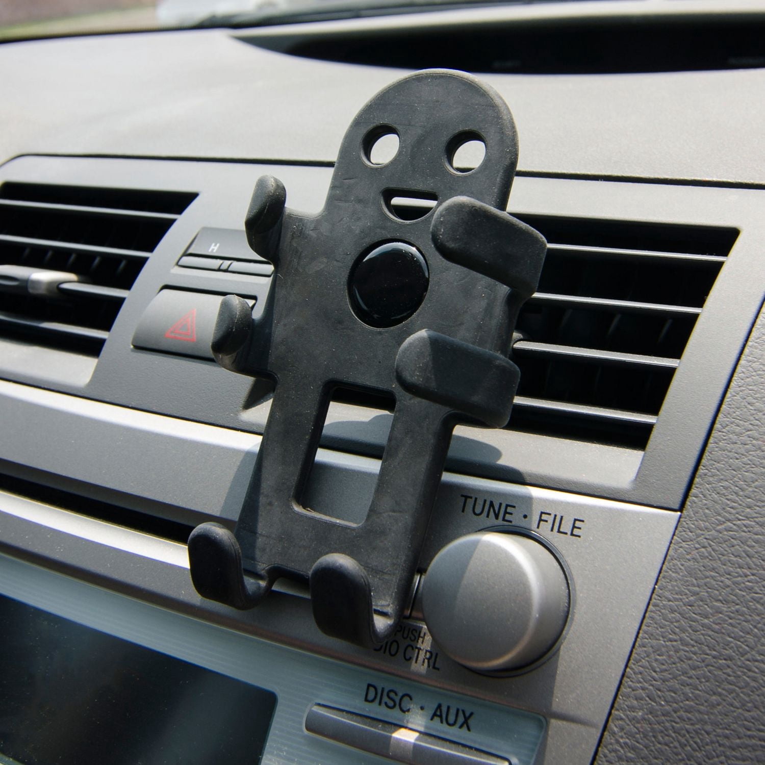 Support de téléphone pour voiture Alpena Original Black « Hug Buddy » à fixation universelle