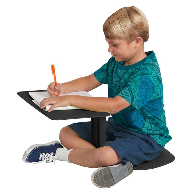 ECR4Kids The Surf - Bureau Portatif pour les Genoux, Support pour Ordinateur Portable et Table d'Écriture, Lot de 10, Noir